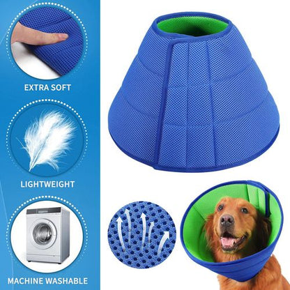 Kesoto Breathable Adjustable Recovery Collar for Pets