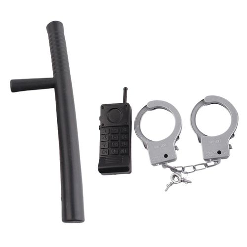 Kids Police Costume Accessories Set - Educational Role Play Toys