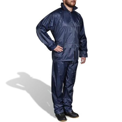 Men's 2-Piece Rain Suit with Hood